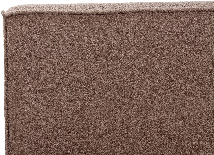 Beliani Bouclé vandens lova LINARDS 180 x 200 cm, ruda