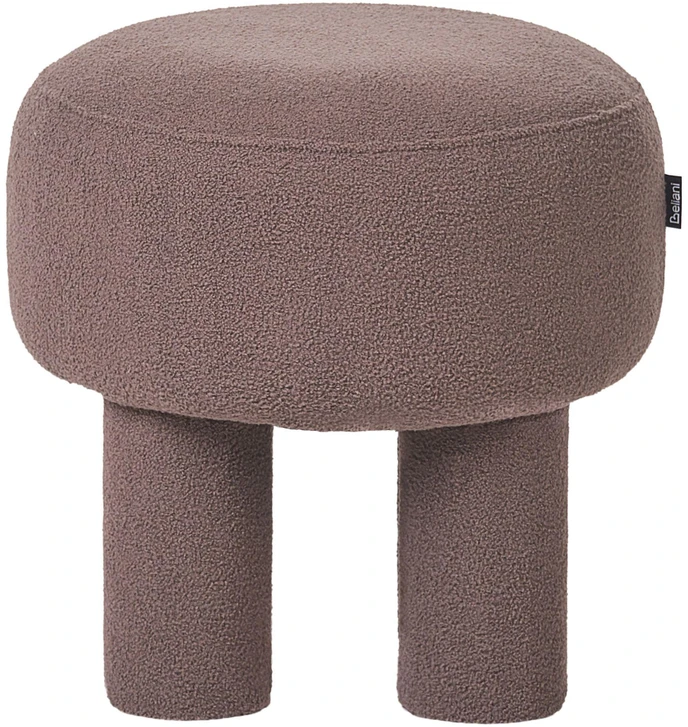 Beliani CANBY Boucle pufas, ruda