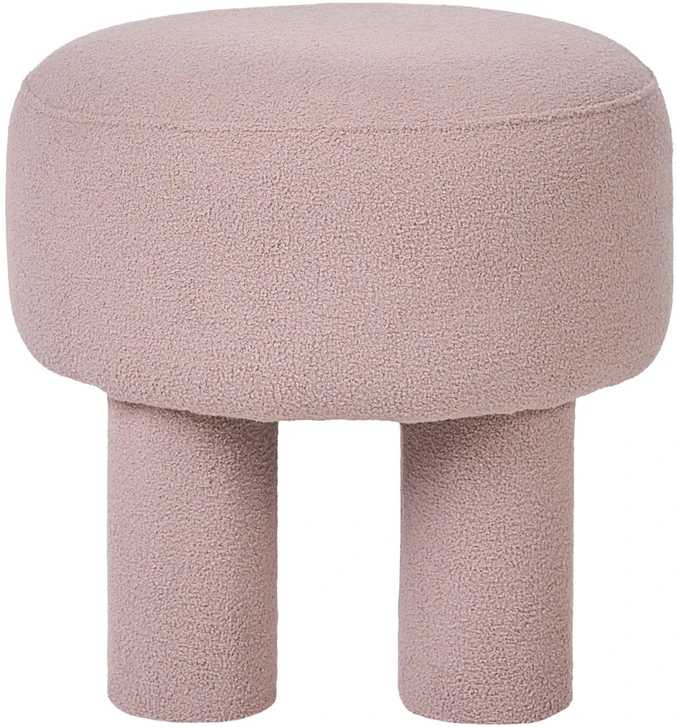 Beliani CANBY Boucle taburetė smėlio spalvos