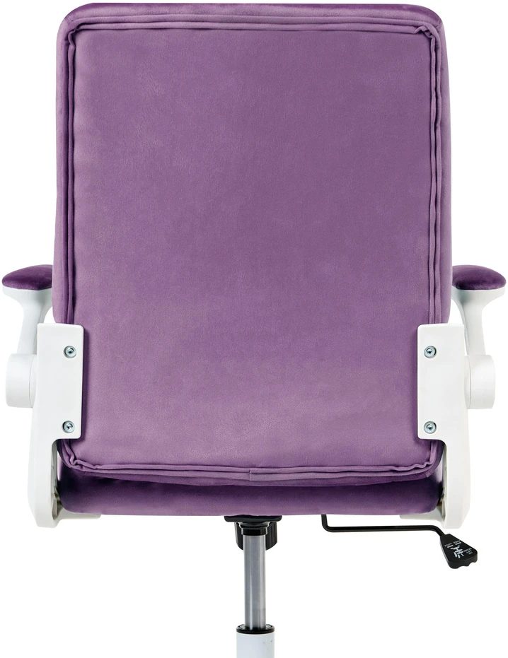 Beliani „DANDY“ biuro kėdė, violetinė veliūrinė