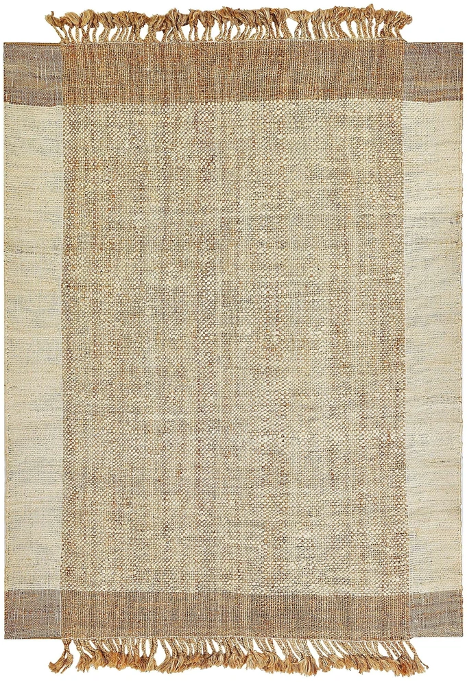 Beliani DEDEMLI kilimas, smėlio spalvos, 160 x 230 cm, džiutas
