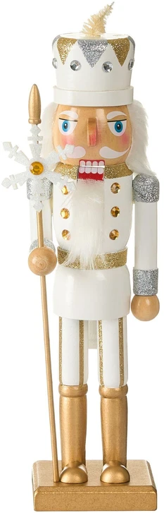 Beliani Dekoracinė figūrėlė LJUNGAN riešutų gliaudyklė 37 cm balta