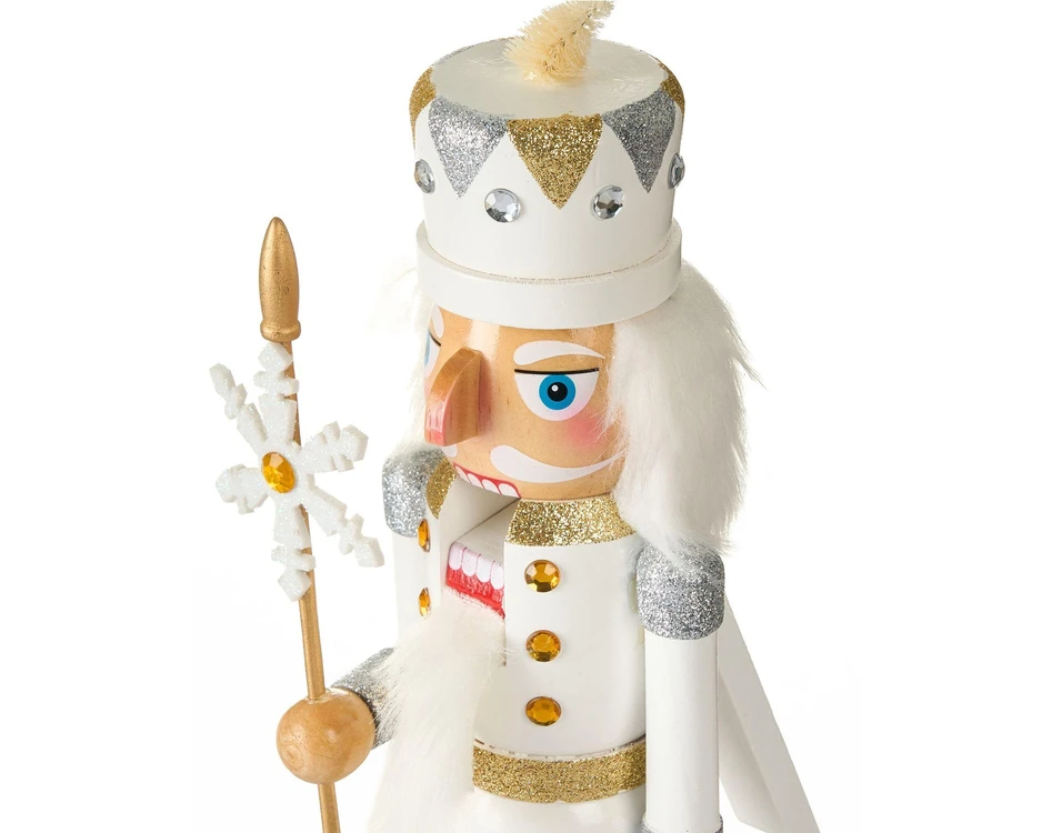 Beliani Dekoracinė figūrėlė LJUNGAN riešutų gliaudyklė 37 cm balta