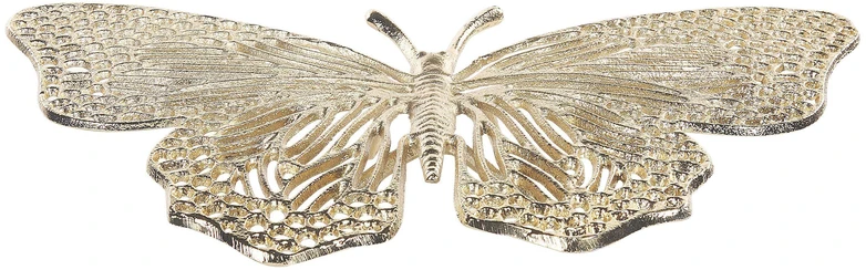 Beliani Dekoracinė figūrėlė Motyl MADIUN, metalinė, auksinės spalvos