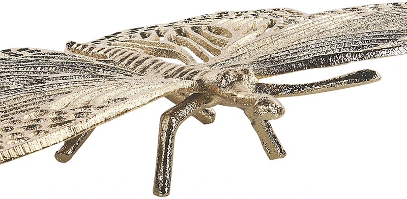 Beliani Dekoracinė figūrėlė Motyl MADIUN, metalinė, auksinės spalvos