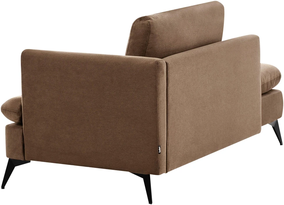 Beliani Dešininė gulto sofa SIEVOZ Ruda