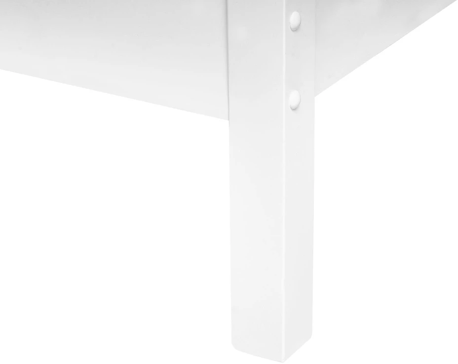 Beliani Dieninė lova TRICOT 90 x 200 cm, balta