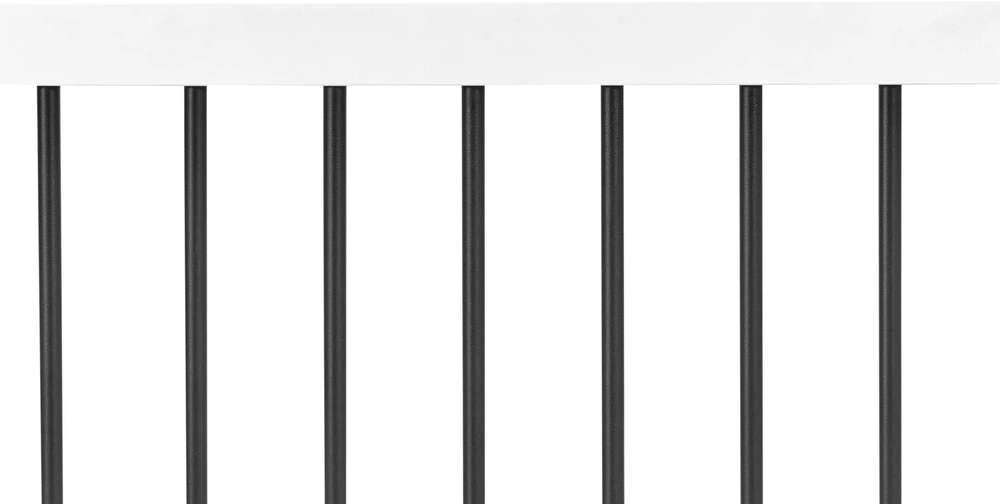 Beliani Dieninė lova TRICOT 90 x 200 cm, balta