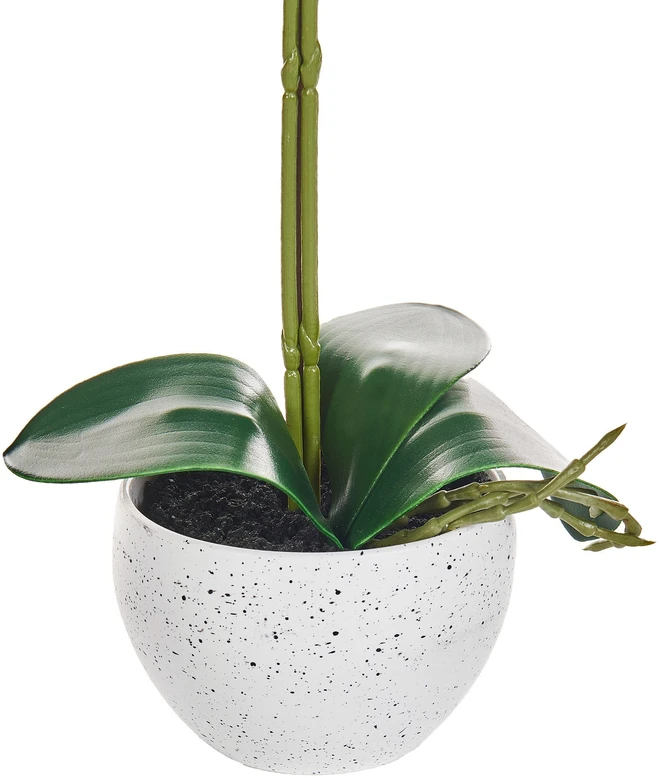 Beliani Dirbtinė gėlė ORCHID 42 cm balta