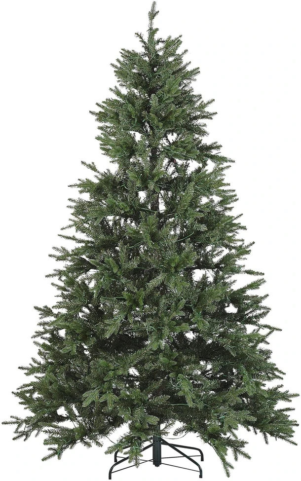 Beliani Dirbtinė LED Kalėdų eglutė FIDDLE 210 cm žalia