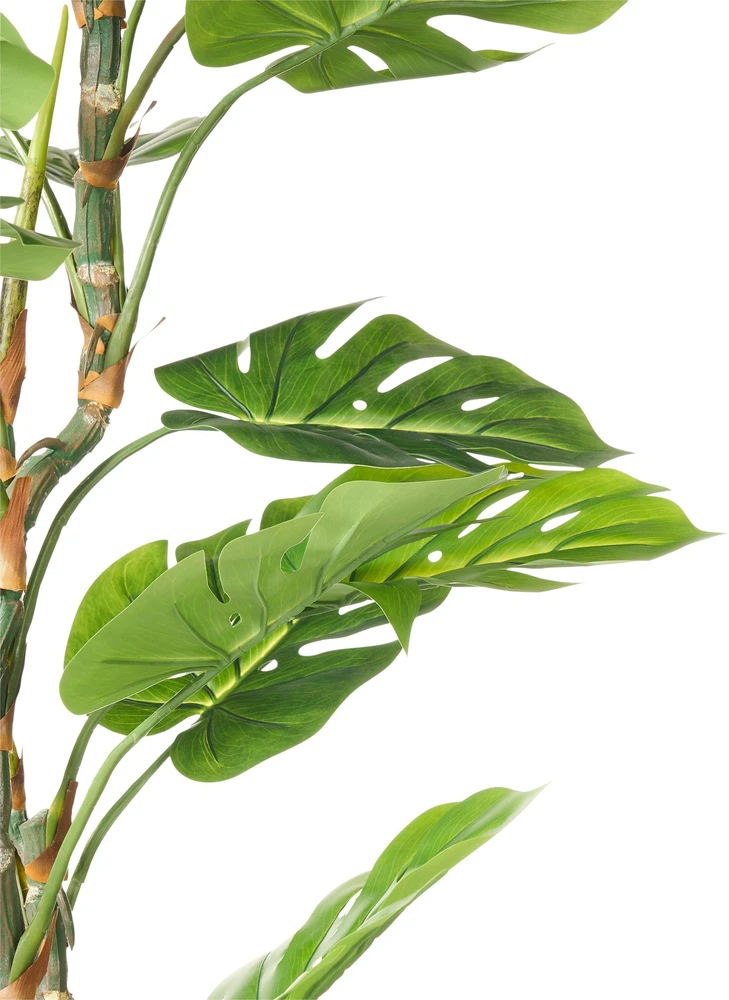 Beliani Dirbtinė monstera 155 cm žalia