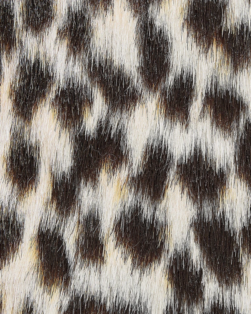 Beliani Dirbtinio kailio kilimas „NAMBUNG“, smėlio spalvos, 60 x 90 cm