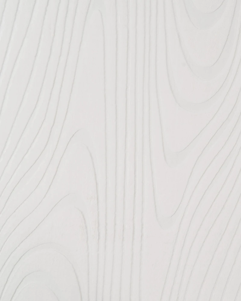 Beliani Dirbtinio kailio kilimas ONTAKE, kreminės spalvos, 160 x 160 cm