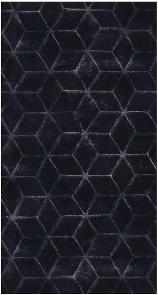 Beliani Dirbtinio kailio kilimas THATTA juodas 80 x 150 cm