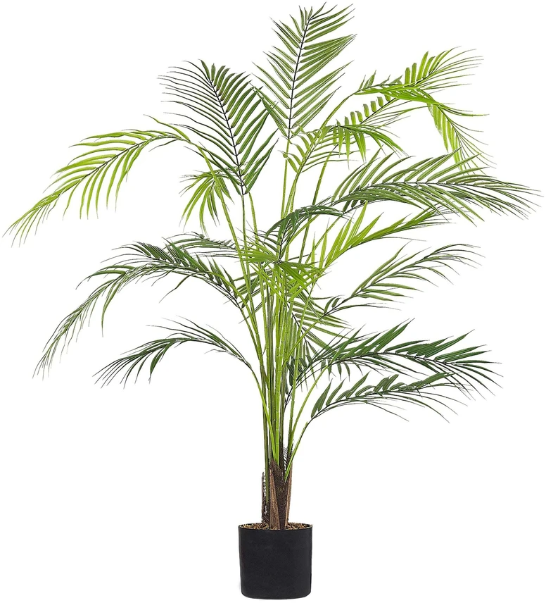 Beliani Dirbtinis augalas ARECA PALM 124 cm žalias