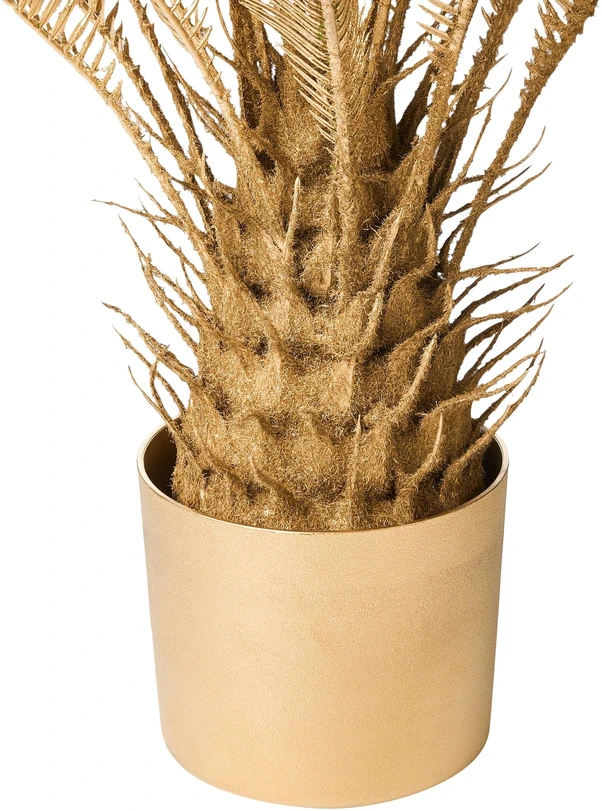 Beliani Dirbtinis augalas ARECA PALM TREE 70 cm auksinės spalvos