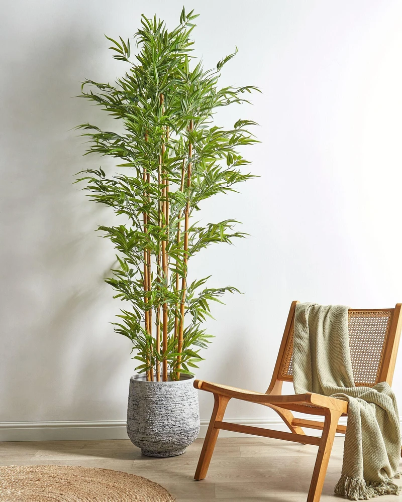 Beliani Dirbtinis augalas BAMBOO 220 cm žalias