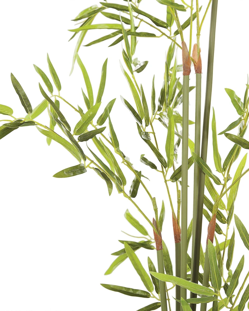 Beliani Dirbtinis augalas BAMBUSA VULGARIS 100 cm žalios spalvos