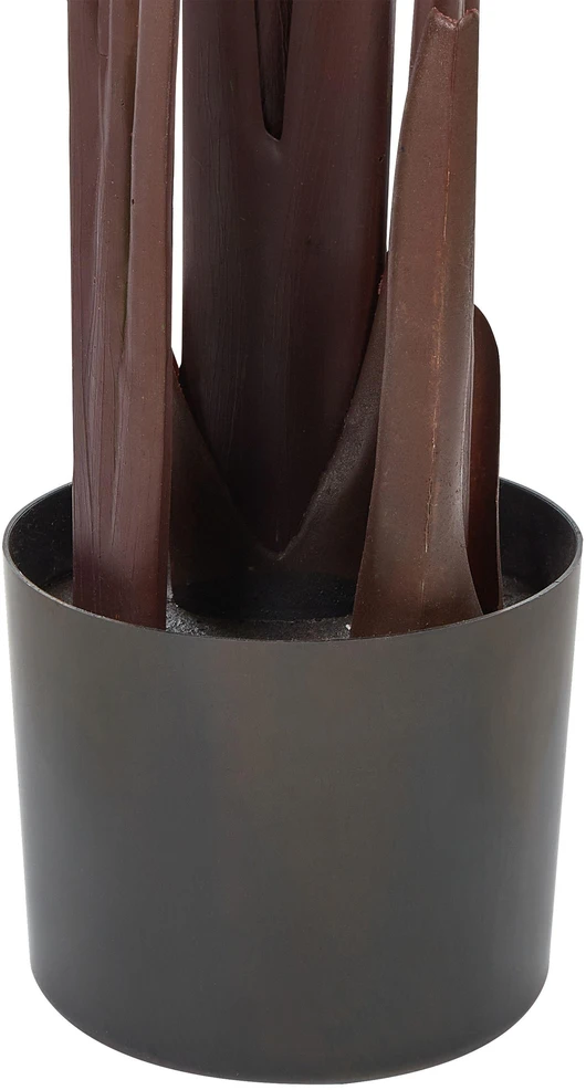 Beliani Dirbtinis augalas BANANA TREE 163 cm žalias