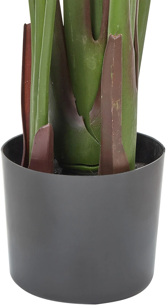 Beliani Dirbtinis augalas BANANA TREE 187 cm žalias