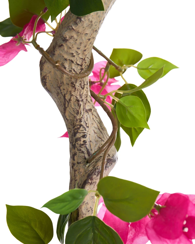 Beliani Dirbtinis augalas BOUGAINILLEA TREE 180 cm rožinis