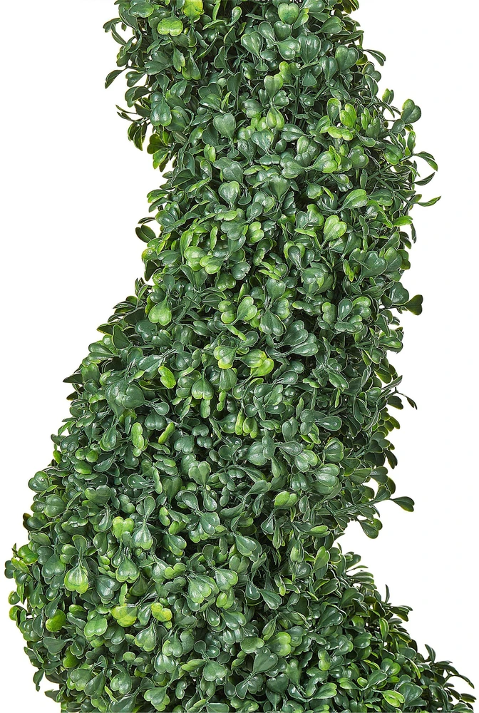 Beliani Dirbtinis augalas BOXWOOD SPIRAL TREE 120 cm žalias