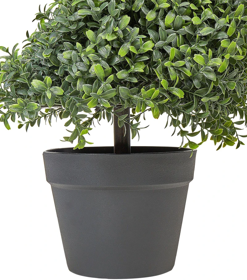 Beliani Dirbtinis augalas BUXUS SPIRAL TREE 158 cm žalias