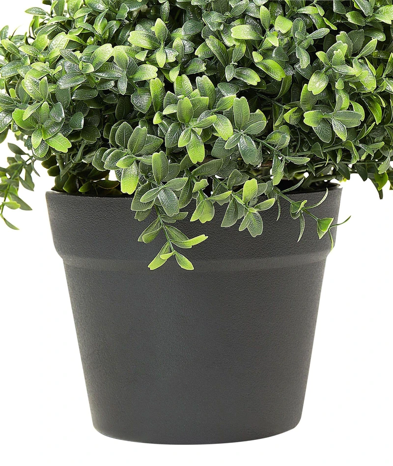 Beliani Dirbtinis augalas BUXUS SPIRAL TREE 98 cm žalias