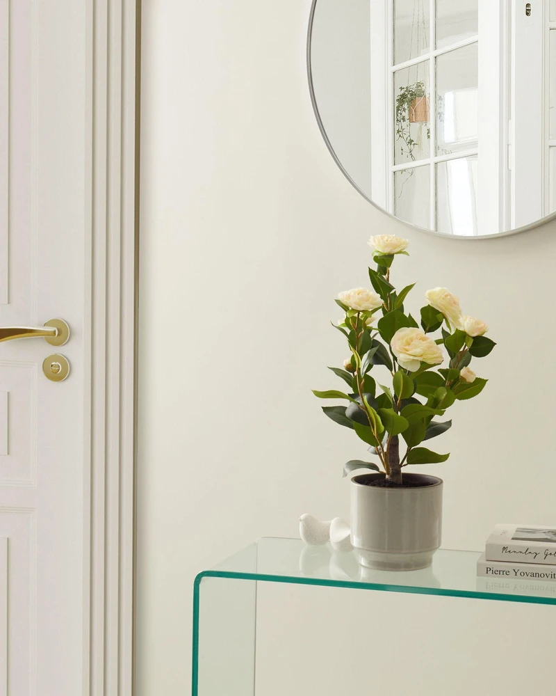 Beliani Dirbtinis augalas CAMELLIA 60 cm žalias