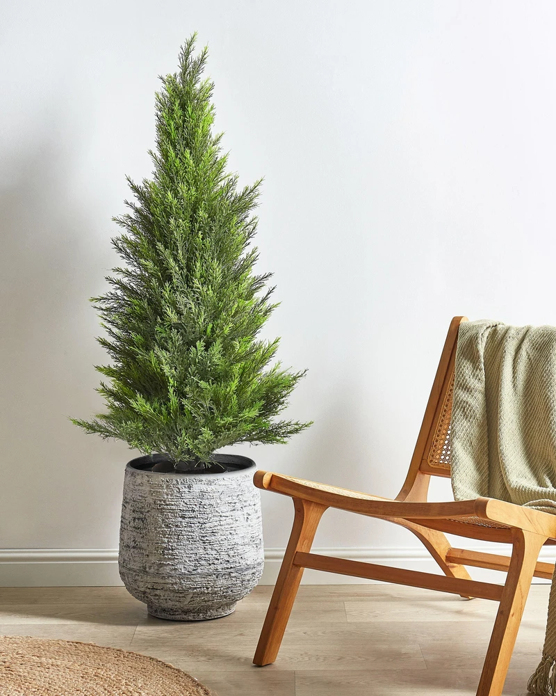 Beliani Dirbtinis augalas CEDAR TREE 120 cm žalias