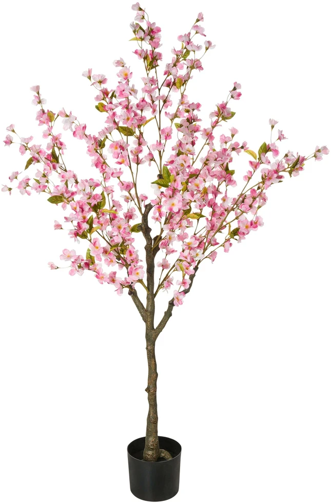 Beliani Dirbtinis augalas CHERRY TREE 152 cm rožinis