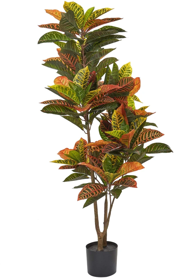 Beliani Dirbtinis augalas CODIAEUM 140 cm žalias