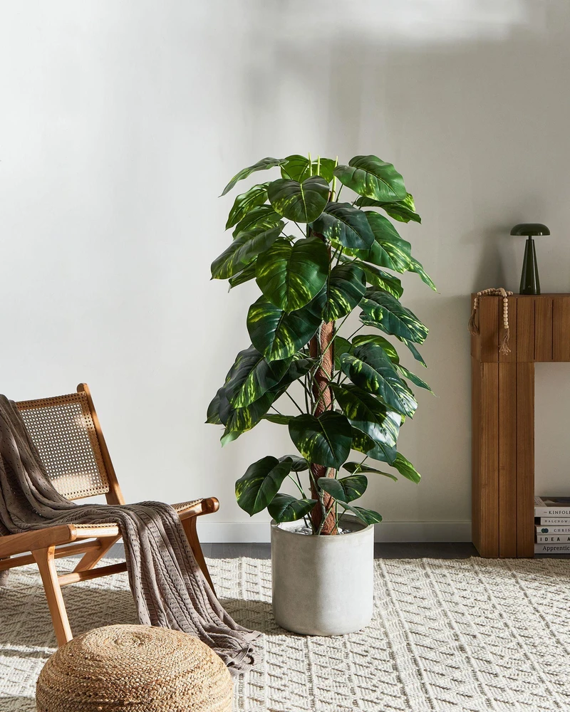 Beliani Dirbtinis augalas DIEFFENBACHIA 152 cm žalias