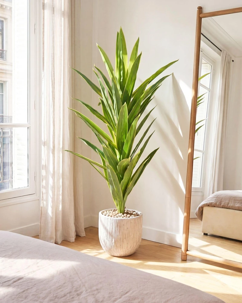 Beliani Dirbtinis augalas DRACAENA TREE 150 cm žalias
