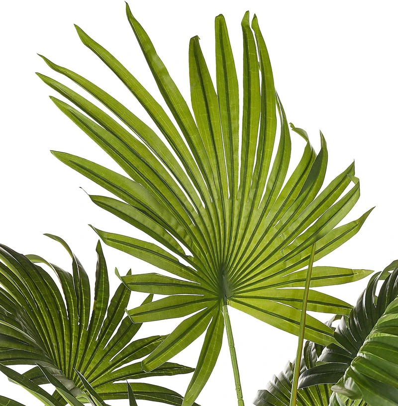 Beliani Dirbtinis augalas FAN PALM 100 cm Žalias