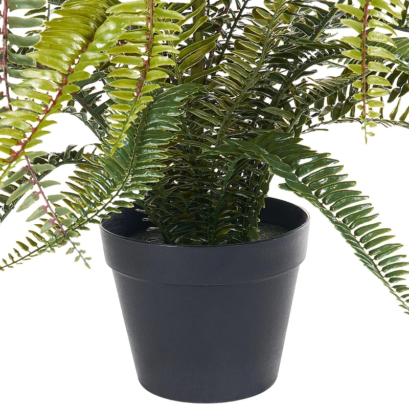 Beliani Dirbtinis augalas FERN LEAF PLANT 105 cm žalias