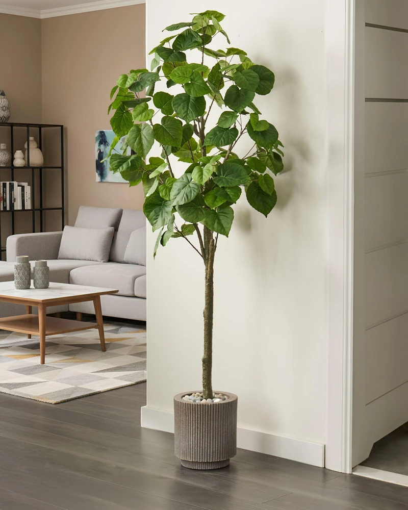 Beliani Dirbtinis augalas FICUS TREE 160 cm žalias