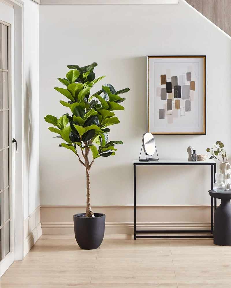 Beliani Dirbtinis augalas FIG TREE 162 cm žalias