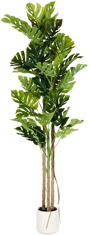 Beliani Dirbtinis augalas MONSTERA PLANT 221 cm žalias