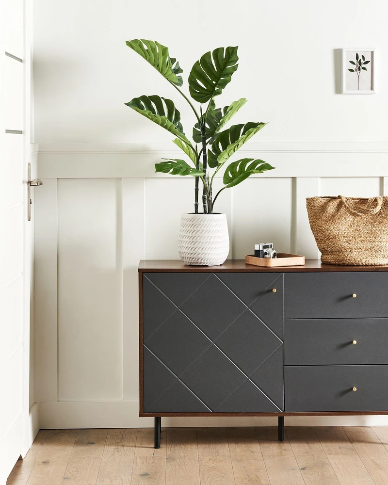 Beliani Dirbtinis augalas MONSTERA PLANT 94 cm Žalias