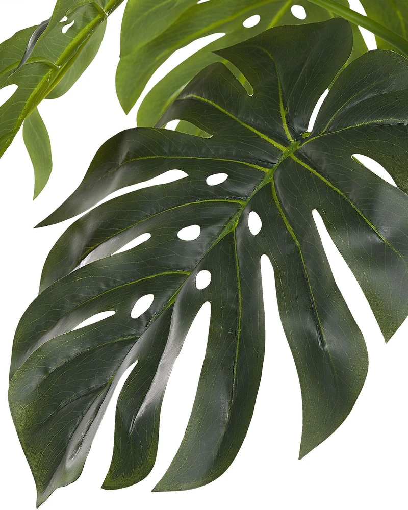 Beliani Dirbtinis augalas MONSTERA PLANT 113 cm Žalias