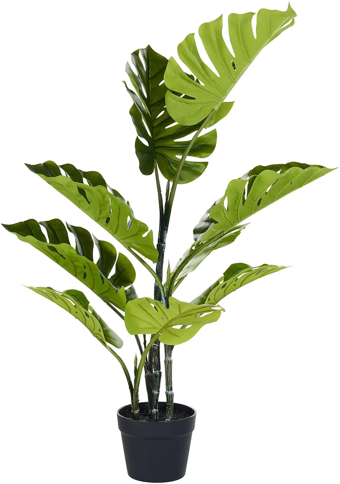 Beliani Dirbtinis augalas MONSTERA PLANT 94 cm Žalias