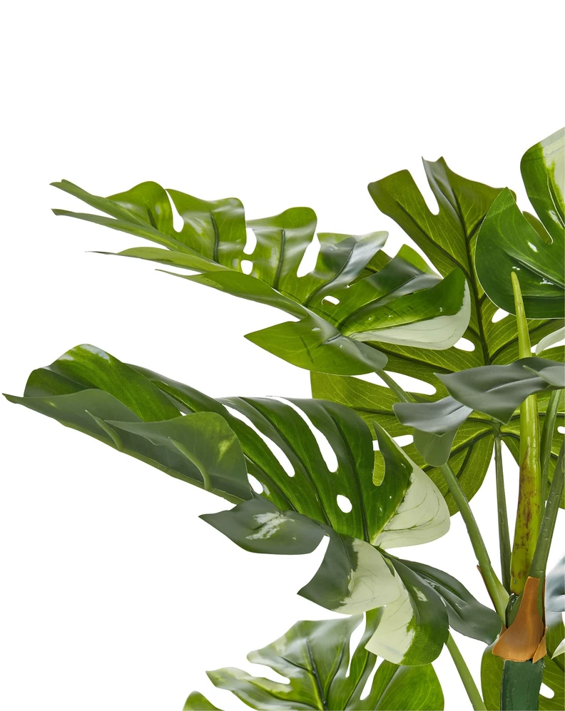 Beliani Dirbtinis augalas MONSTERA PLANT 135 cm žalias