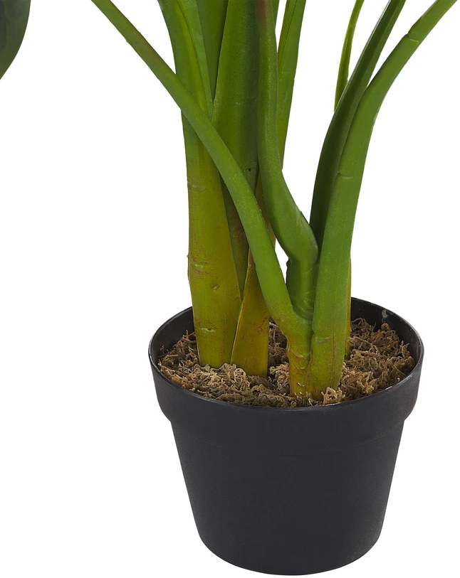 Beliani Dirbtinis augalas MONSTERA PLANT 113 cm Žalias