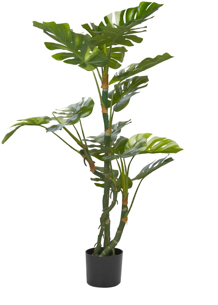 Beliani Dirbtinis augalas MONSTERA PLANT 135 cm žalias