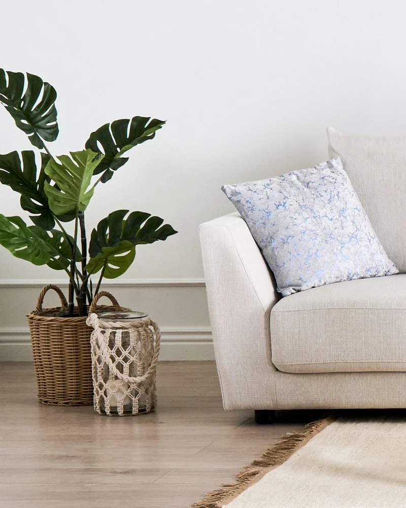 Beliani Dirbtinis augalas MONSTERA PLANT 113 cm Žalias