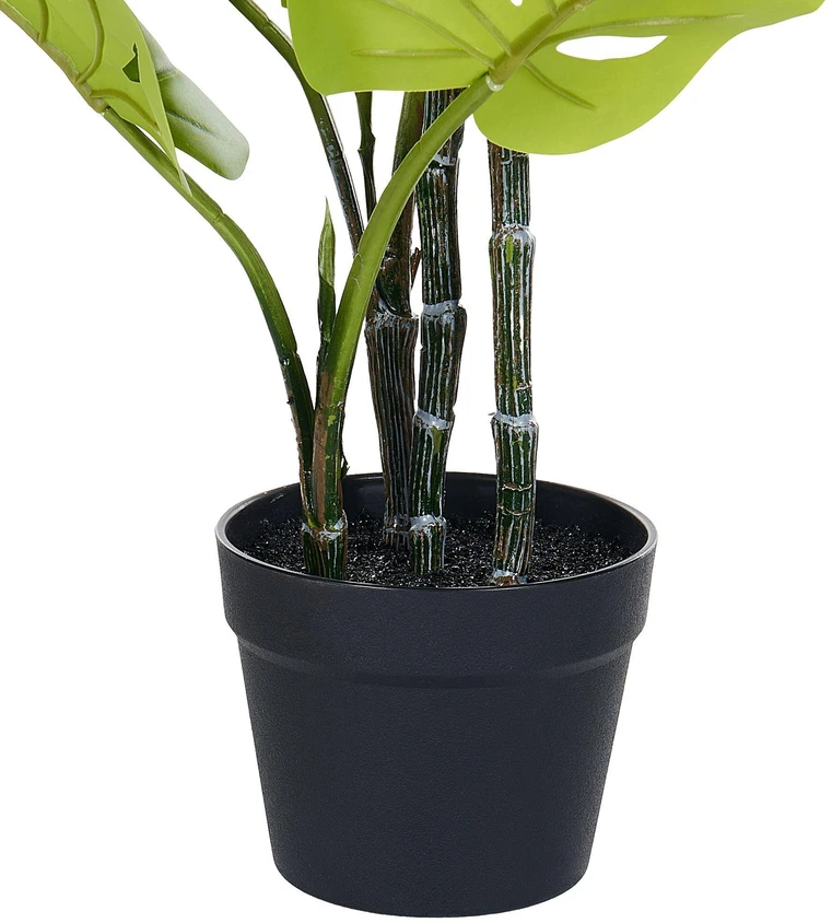 Beliani Dirbtinis augalas MONSTERA PLANT 94 cm Žalias