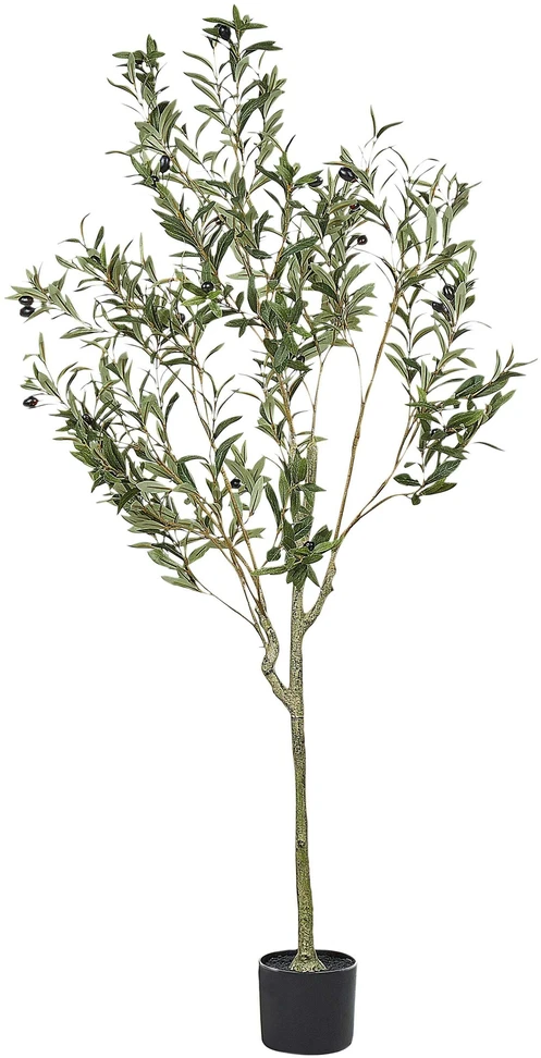 Beliani Dirbtinis augalas OLIVE TREE 153 cm žalias