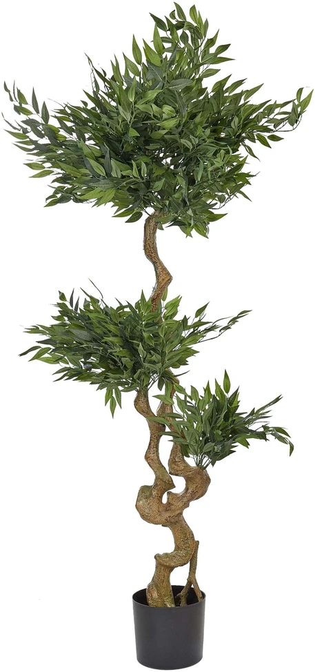 Beliani Dirbtinis augalas RUSCUS TREE 166 cm žalias