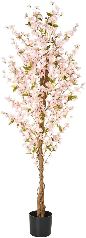 Beliani Dirbtinis augalas SAKURA 185 cm Rožinis
